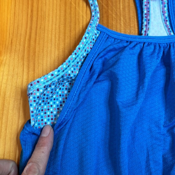 IVIVVA 8 Blue Confetti Dots Double Dutch Tank Top - Picture 4 of 7